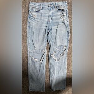 American Eagle Outfitters Light Blue Ripped Men's Jeans